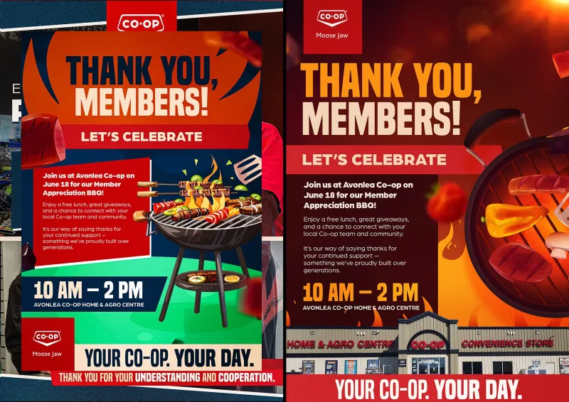 Member appreciation event posters